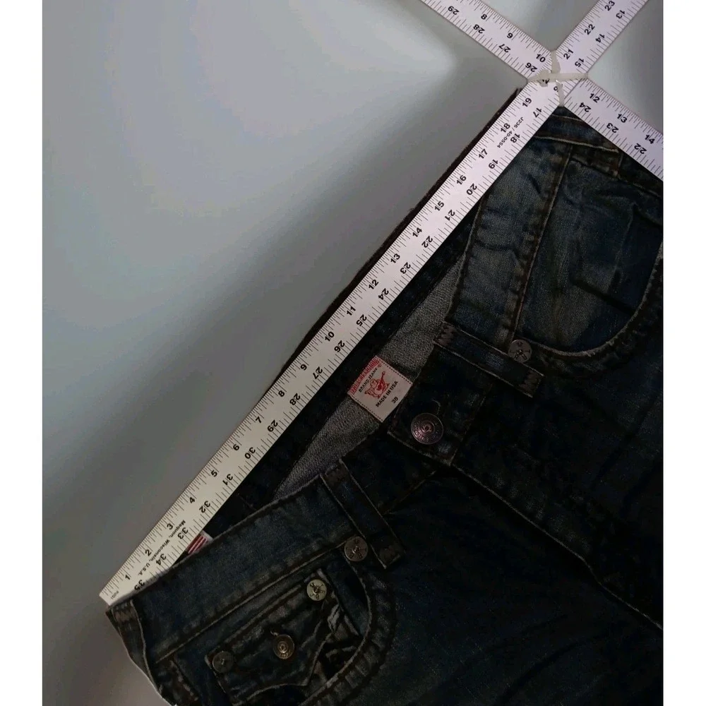 Vintage True Religion Ricky Super T Jeans Men's Size 38 x 36 Made in USA Thick